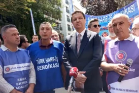 Saadet Partisi Genel Başkanı Arıkan'dan Savunma Sanayii İşçilerinin Emek Çadırı'na Ziyaret