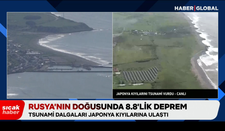 Son Dakika! Rusya’daki deprem sonrası Tsunami dalgaları Japonya’ya ulaştı! Trump Hawaii’yi uyardı