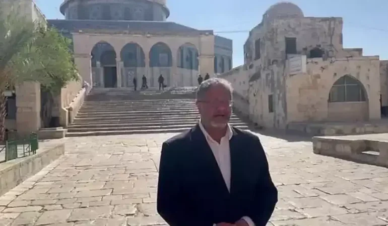 İsrailli bakandan Mescid-i Aksa'ya baskın