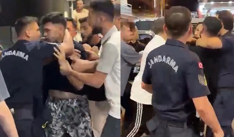 İzmir’de jandarma ekiplerine saldırı