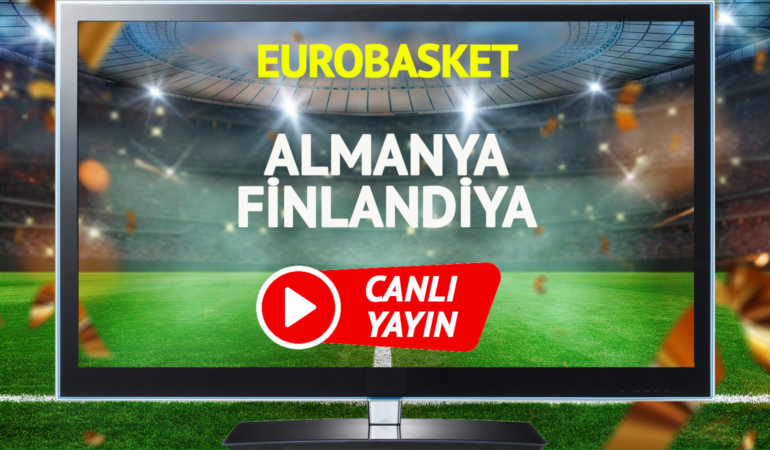 CANLI YAYIN | Almanya Finlandiya maçı TRT Spor Yıldız canlı izle!