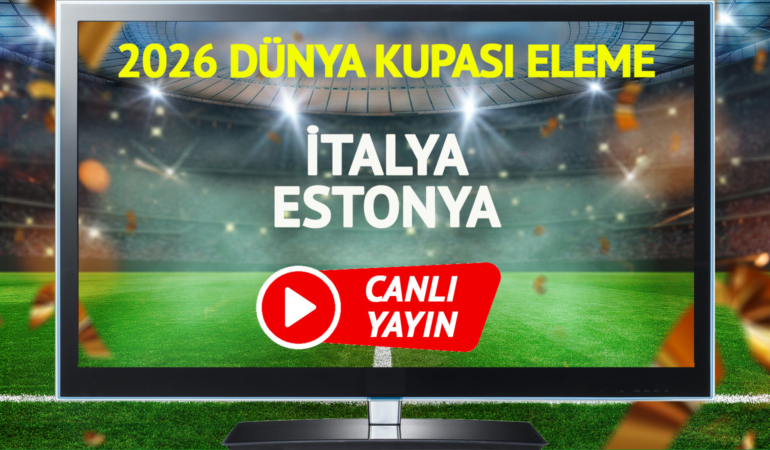 CANLI YAYIN | İtalya Estonya maçı Exxen canlı izle!