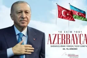Cumhurbaşkanı Erdoğan, Azerbaycan'ın bağımsızlık gününü kutladı