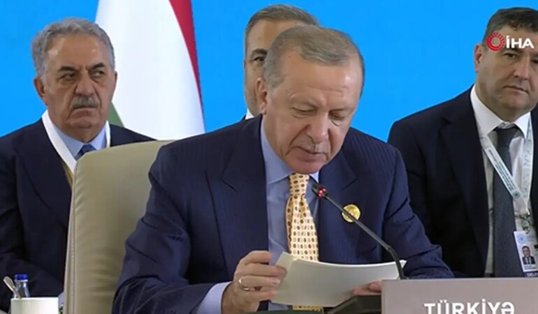 Cumhurbaşkanı Erdoğan’dan Ortak Alfabe Vurgusu