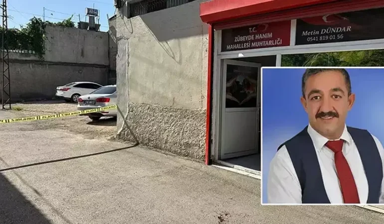 Muhtar, makamında tabancayla bacaklarından vuruldu
