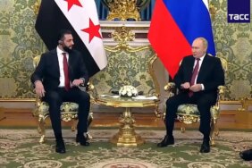 Suriye Cumhurbaşkanı Ahmed Şara, Rusya Devlet Başkanı Putin ile bir araya geldi