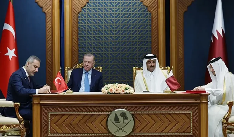 Türkiye İle Katar Arasında Ortak Bildiri Ve Anlaşmalar İmzalandı