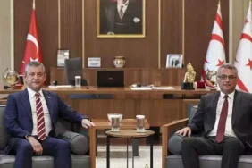 CHP Genel Başkanı Özel, KKTC Cumhurbaşkanı Erhürman'ı Ziyaret Etti