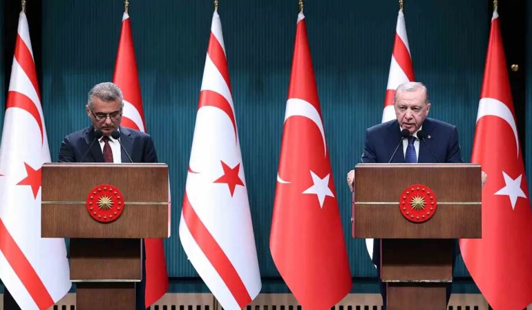 Cumhurbaşkanı Erdoğan Kıbrıs’ta Gerçekçi Çözüm İki Devlet