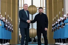 Cumhurbaşkanı Erdoğan, Zelenskiy'i Resmi Törenle Karşıladı
