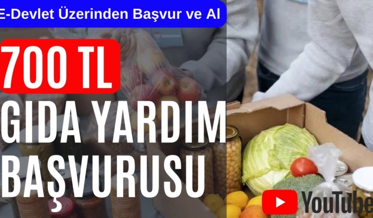 7000 TL Gıda Yardımı Başvurusu ve Başvuru Formu (E-Devlet – PTT)