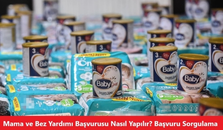 E-Devlet Mama ve Bez Yardımı Başvurusu ve Başvuru Formu