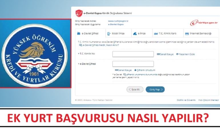 E-Devlet Yurt Başvurusu Nasıl Yapılır? Başvuru Sorgulama