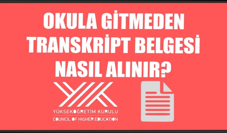 Transkript Nereden Alınır? E-Devletten Alınabiliyor mu?