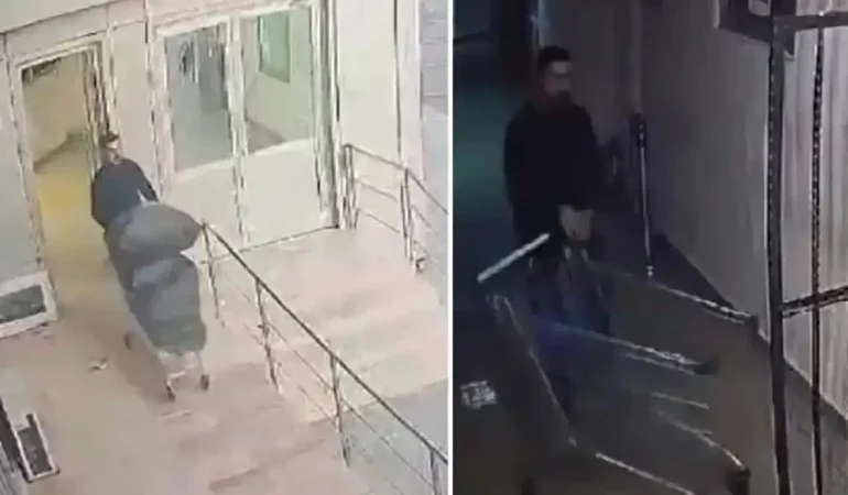 Adliye Soygununun Görüntüleri Ortaya Çıktı