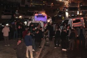 Freni boşalan vinç 6 araca çarptı: 7 yaralı