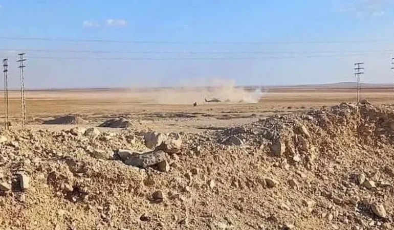 Humus’ta Suriye ordusu ve ABD askerlerine saldırı, savaş uçakları havalandı