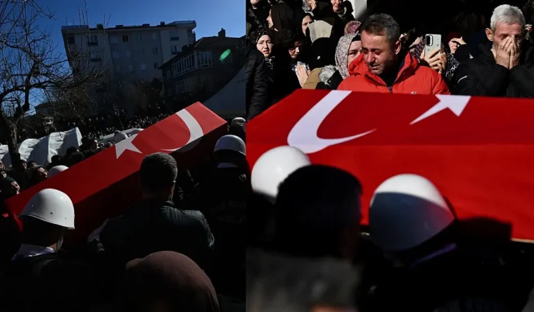 Şehit Polis Memuru Turgut Külünk, Düzce’de son yolculuğuna uğurlandı