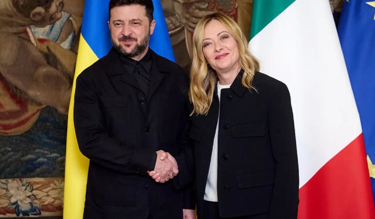 Zelenskiy, İtalya Başbakanı Meloni ile bir araya geldi