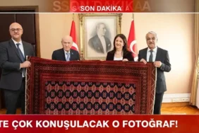 PKK Terör Örgütü Elebaşı Öcalan Devlet Bahçeli'ye Özel Dokuma Kilim Hediye Etti