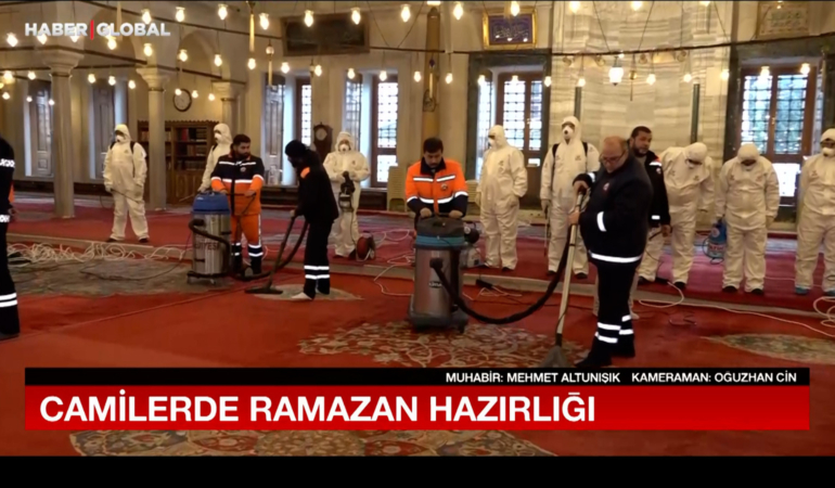 Camilerde Ramazan hazırlığı