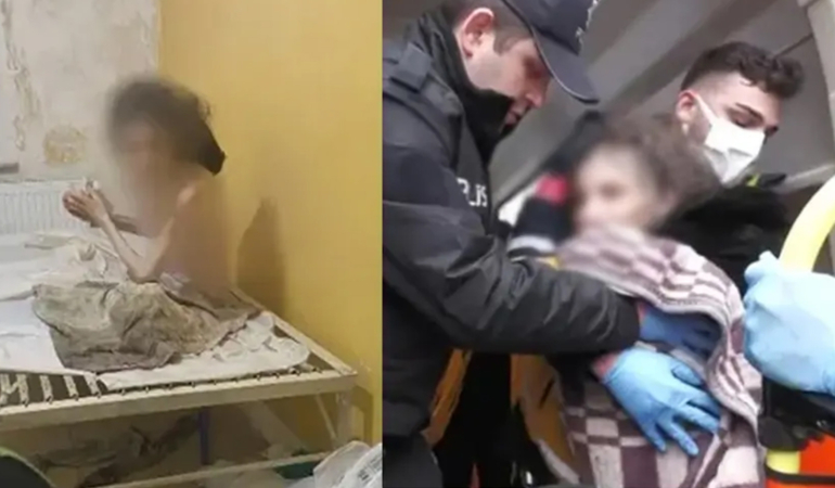 İstanbul'un göbeğinde dehşet evi… Bir deri bir kemik halde bulundu: Bize ölü eti yediriyor!