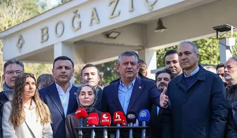 Özgür Özel Boğaziçi Üniversitesi’ni Ziyaret Etti