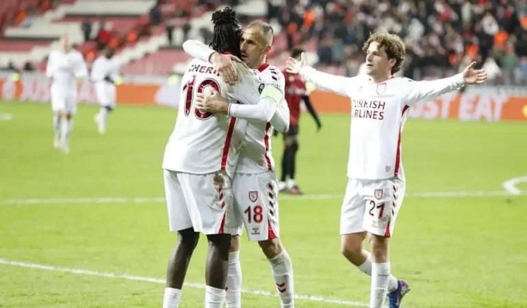 Samsunspor, FK Shkendija'yı eledi ve son 16'ya kaldı