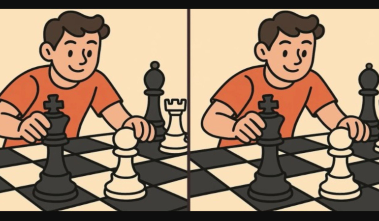 Seçeceği satranç taşına bakan iki adam arasındaki 3 farkı sadece yüksek IQ’su olanlar buluyor