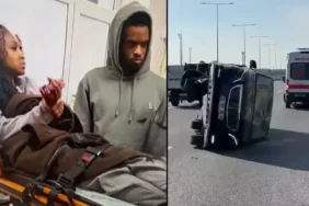 Fenerbahçe'li futbolcu Nelson Semedo’nun eşi trafik kazası geçirdi