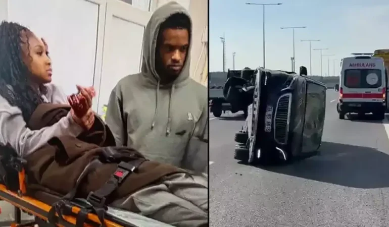Fenerbahçe'li futbolcu Nelson Semedo’nun eşi trafik kazası geçirdi