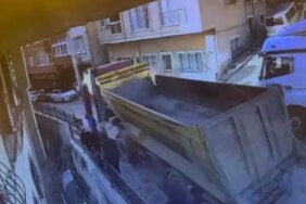 Kayan hafriyat kamyonunu durdurmaya çalışırken aşağı düşen şoför hayatını kaybetti
