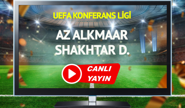 CANLI YAYIN | AZ Alkmaar Shakhtar Donetsk maçı Tabii canlı izle!