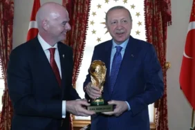 Cumhurbaşkanı Erdoğan FIFA Başkanı Infantino'yu Kabul Etti