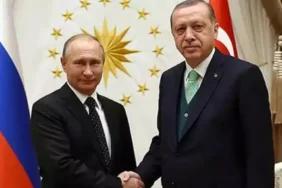 Cumhurbaşkanı Erdoğan Rusya Devlet Başkanı Putin İle  Görüştü
