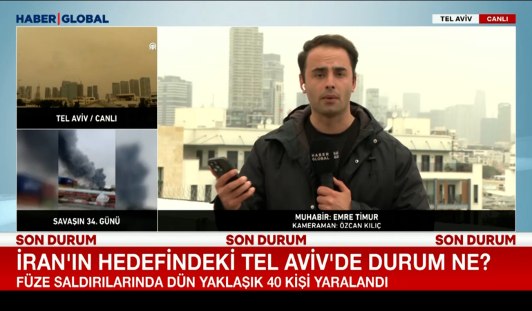 İran İsrail’i füze yağmuruna tuttu