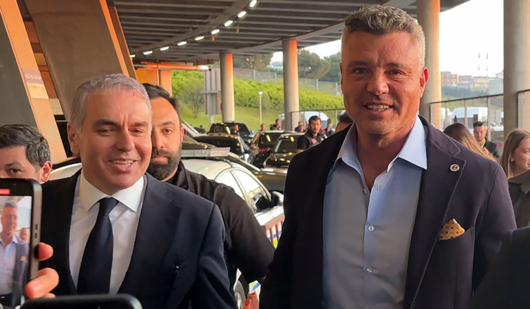 Sadettin Saran, derbi için stada geldi