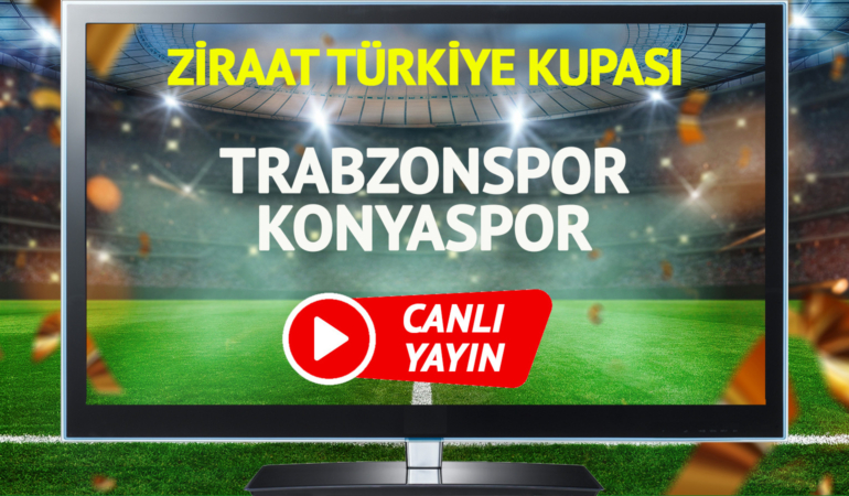 CANLI YAYIN | Trabzonspor Konyaspor maçı ATV canlı izle!