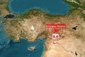 Malatya'da 5,6 Büyüklüğünde Deprem