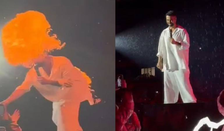 Şarkıcı Tan Taşçı konserinde korkunç anlar!