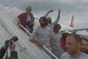 Sumud Filosu Aktivistleri İstanbul'a Geldi