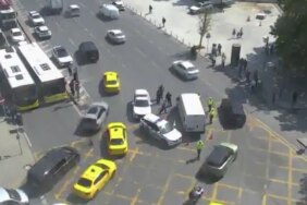 Ticari aracın çarptığı polis ağır yaralandı