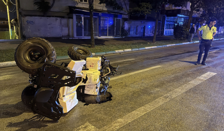 Bursa’da otomobilin çarptığı ATV sürücüsü hayatını kaybetti