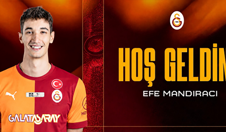 Galatasaray, milli voleybolcu Efe Mandıracı’yı kadrosuna kattı