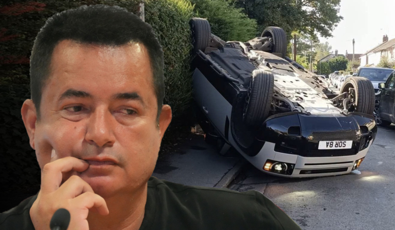 Acun Ilıcalı’nın yeni transferi Sorba Thomas trafik kazası yaptı! Görenleri şoke eden kaza, arabası ters döndü