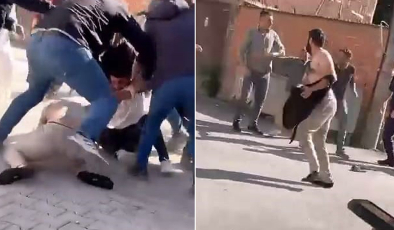 Bursa’da inşaat işçileri ile müteahhit birbirine girdi: Çok sayıda yaralı var