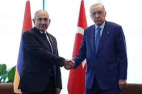 Cumhurbaşkanı Erdoğan Ermenistan Başbakanı Nikol Paşinyan'ı Kabul Etti