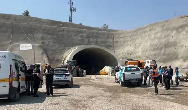 Gaziantep’te tünel inşaatında iş kazası; 1 ölü, 3 yaralı