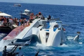 Girne açıklarında batan gemiye ulaşıldı