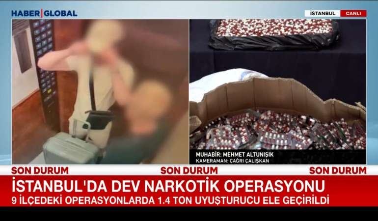 İstanbul’da dev narkotik operasyonu